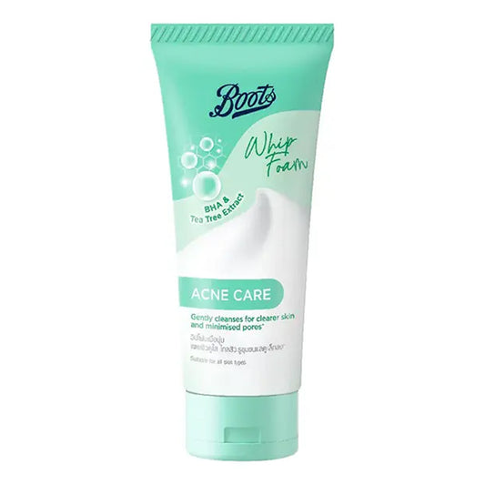 Boots - Acne Care Whip Foam With BHA & Tea Tree Extract - 100ml