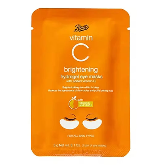 Boots - Vitamin C Brightening Hydrogel Eye Masks With Added Vitamin C - 3g