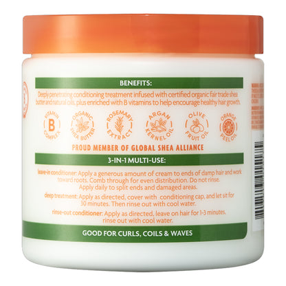 Cantu - Shea Butter Argan Oil Leave-In Conditioning Repair Cream - 453g (USA)