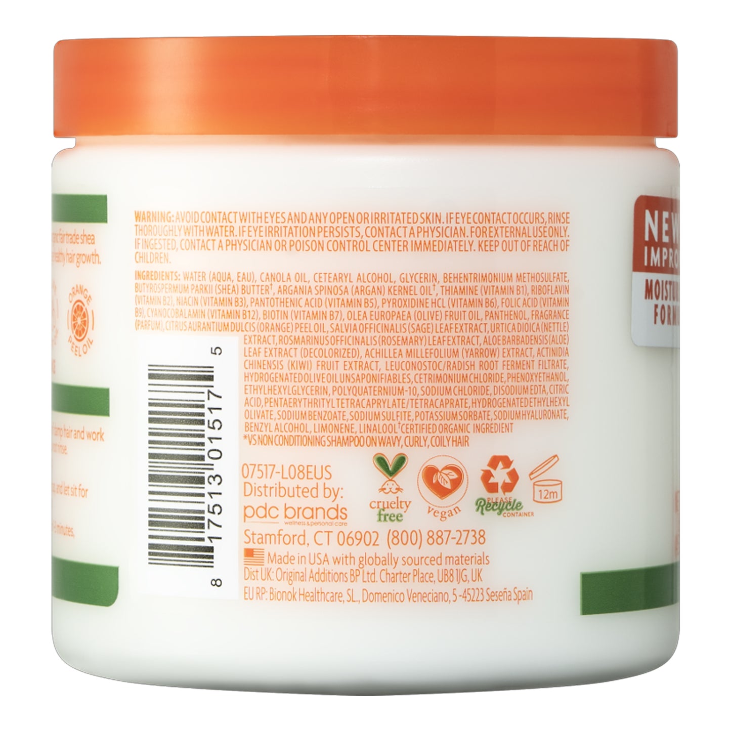 Cantu - Shea Butter Argan Oil Leave-In Conditioning Repair Cream - 453g (USA)