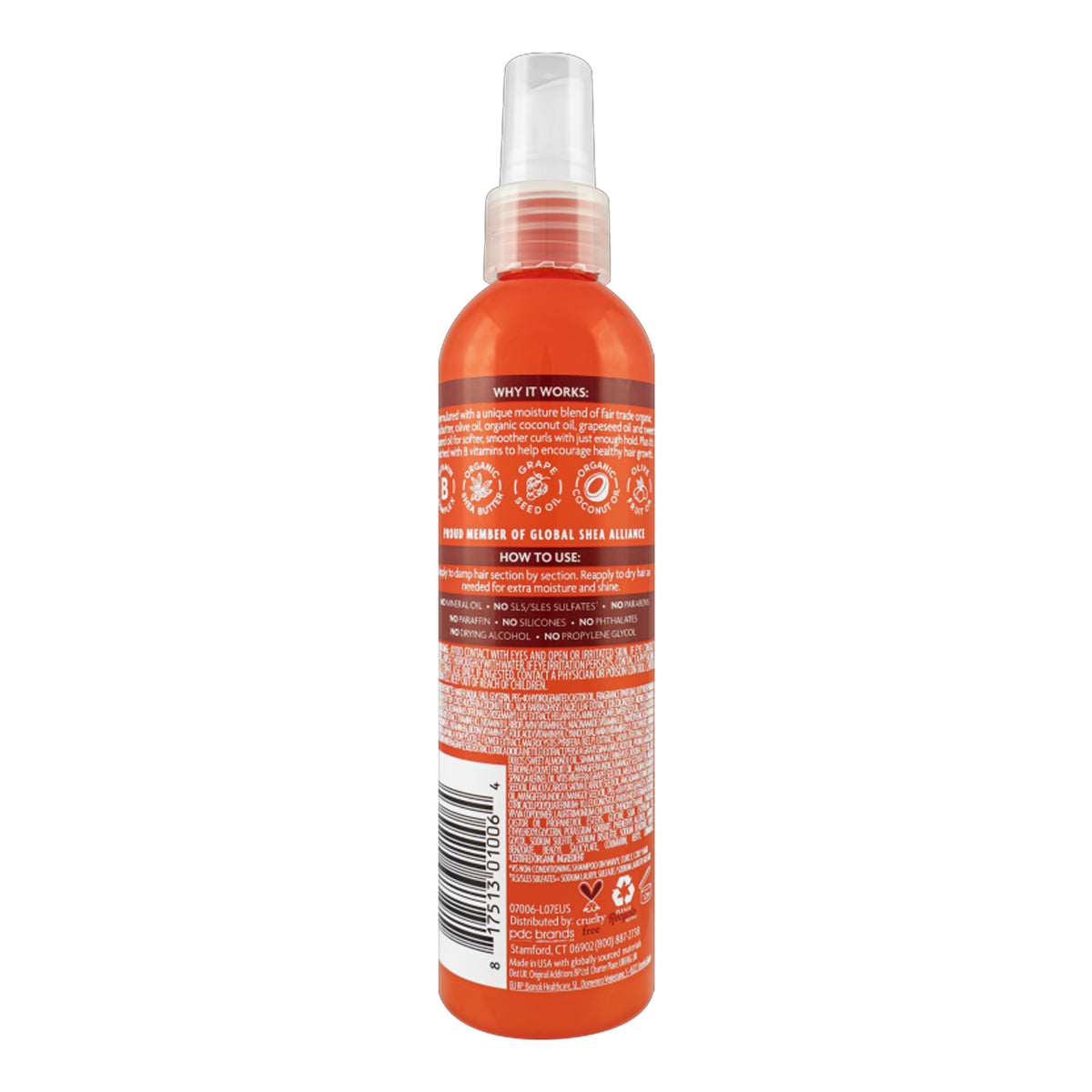 Cantu - Shea Butter Coconut Oil Shine & Hold Mist - 236ml (USA)