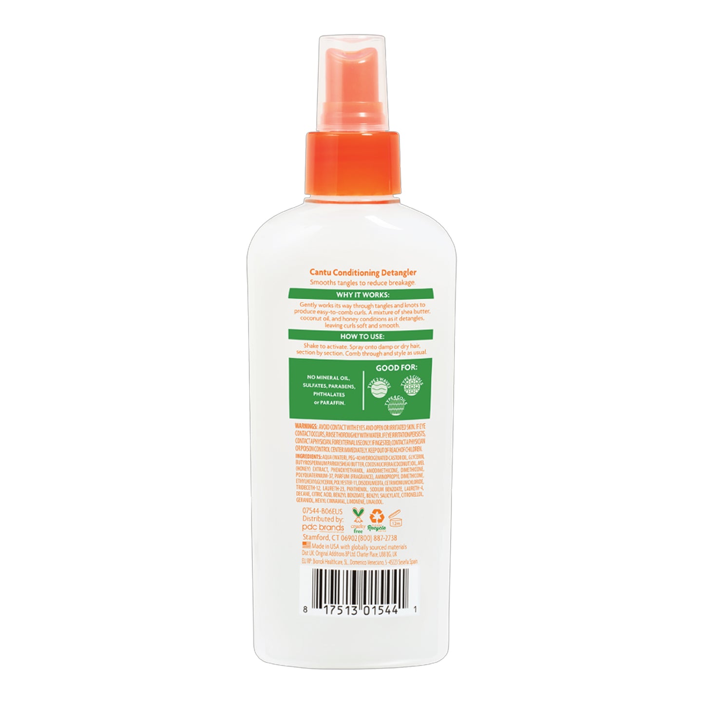 Cantu - Conditioning Detangler For Kids With Shea Butter, Coconut Oil & Honey - 177ml (USA)