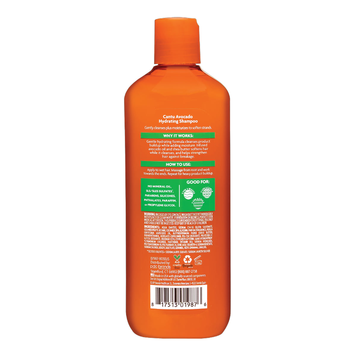 Cantu - Avocado Hydrating Shampoo With Avocado Oil & Shea Butter - 400ml (USA)