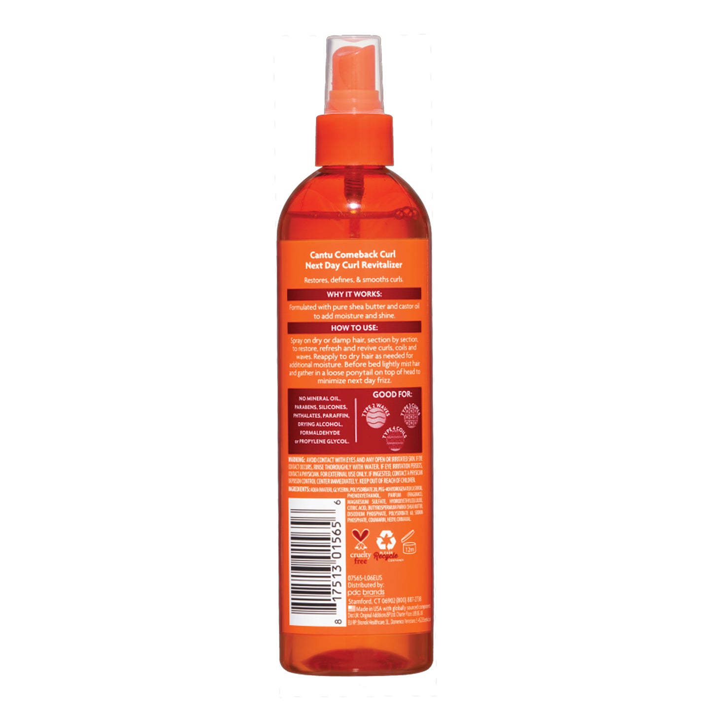 Cantu - Shea Butter Comeback Curl Next Day Curl Revitalizer - 355ml (USA)
