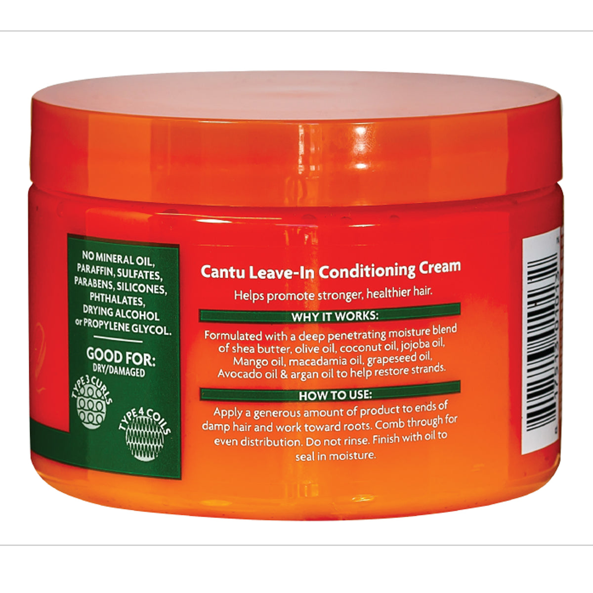 Cantu - Shea Butter Leave-In Conditioning Cream - 340g (USA)