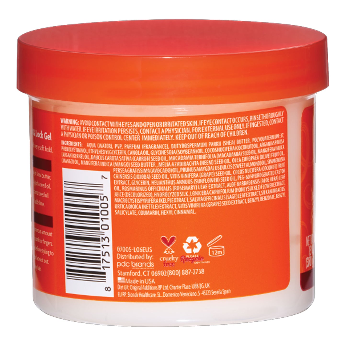 Cantu - Shea Butter Moisturizing Twist, Loc & Curl Gel - 369g (USA)