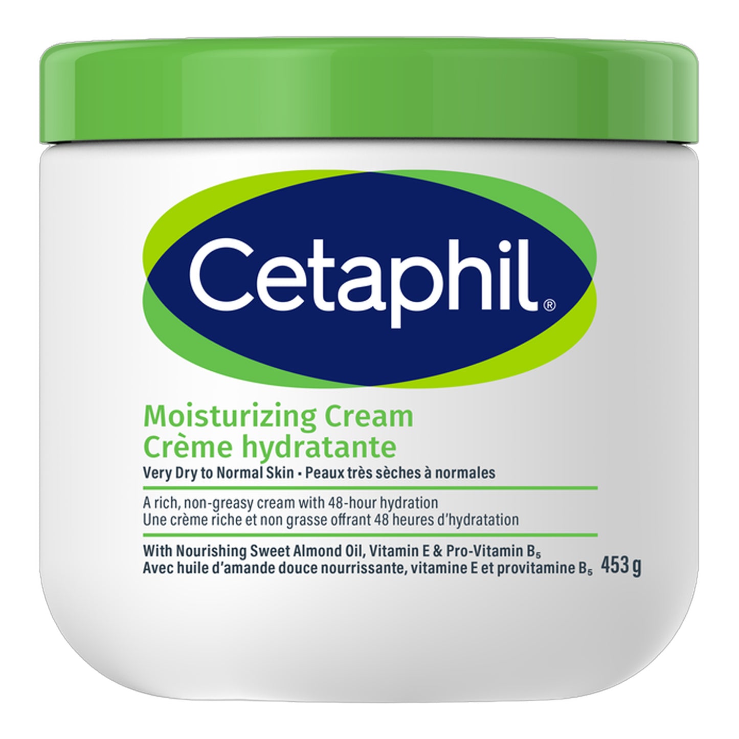Cetaphil - Moisturizing Cream For Very Dry To Normal Skin - 453g (Canada)