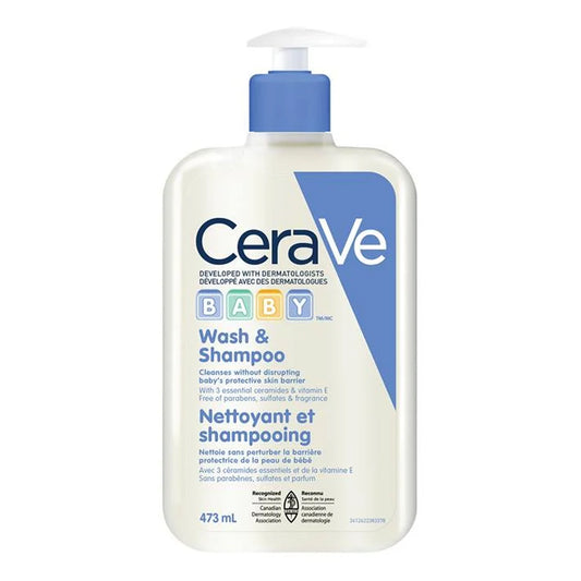 Cerave - Baby Wash & Shampoo - 473ml (USA)