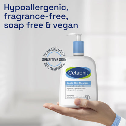 Cetaphil - Gentle Skin Cleanser For Normal To Dry, Sensitive Skin - 473ml (Canada)