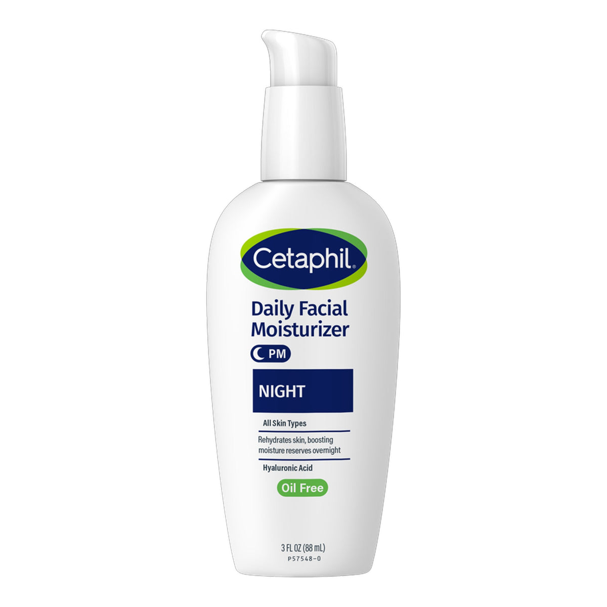 Cetaphil - PM Daily Facial Moisturizer With Hyaluronic Acid For All Skin Types - 88ml (Canada)