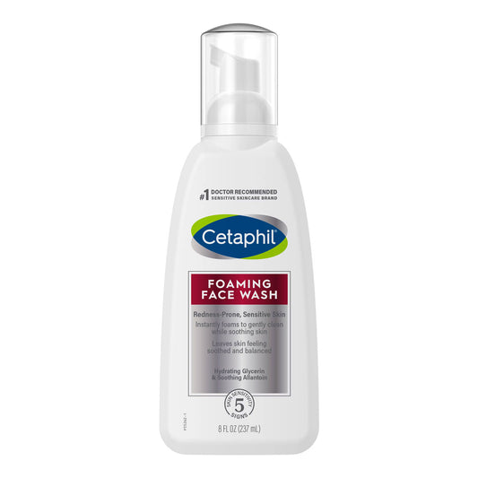 Cetaphil - Foaming Face Wash For Redness-Prone, Sensitive Skin - 237ml