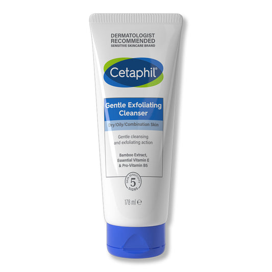 Cetaphil - Gentle Exfoliating Cleanser For Dry / Oily / Combination Skin - 178ml (UK)