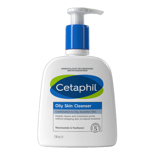 Cetaphil - Oily Skin Cleanser For Combination To Oily, Sensitive Skin - 236ml (Canada)