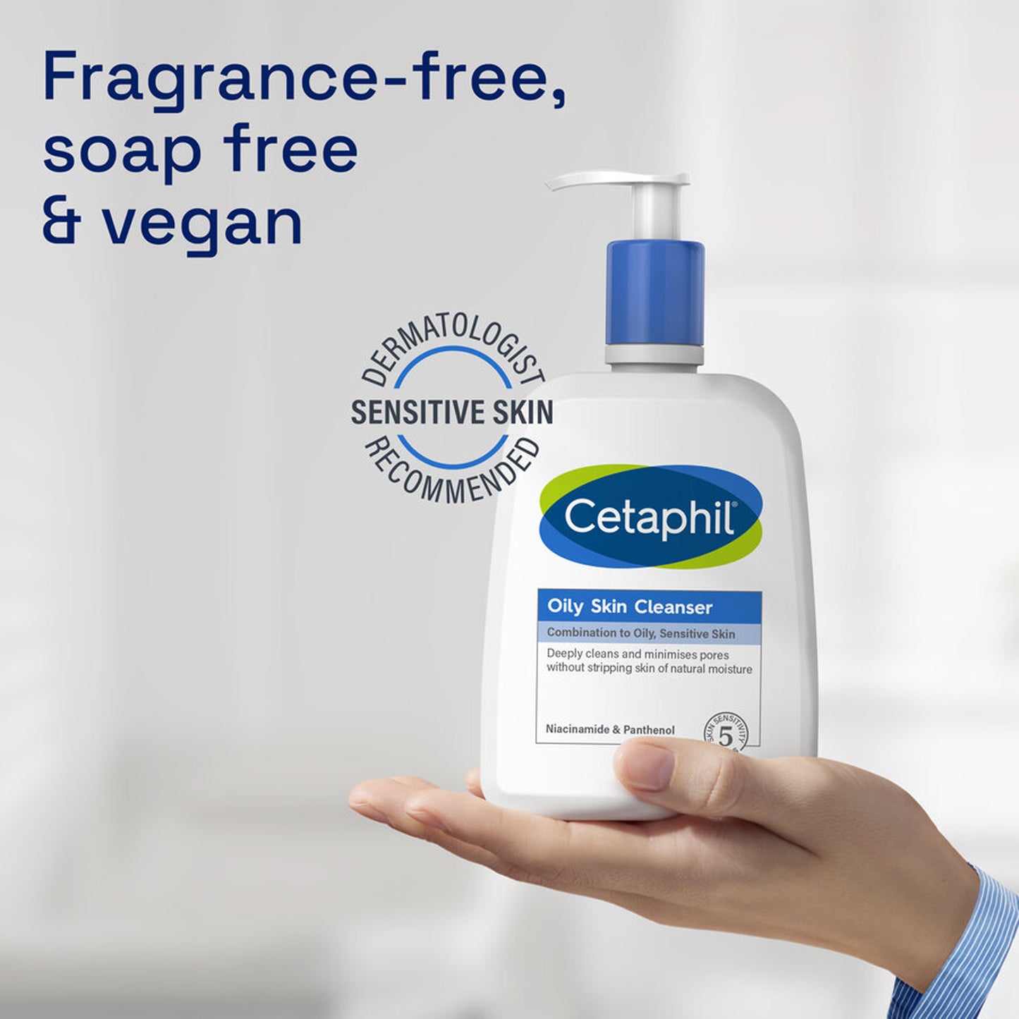 Cetaphil - Oily Skin Cleanser For Combination To Oily, Sensitive Skin - 236ml (Canada)