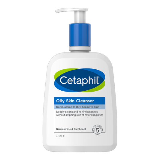 Cetaphil - Oily Skin Cleanser For Combination To Oily, Sensitive Skin - 473ml (Canada)