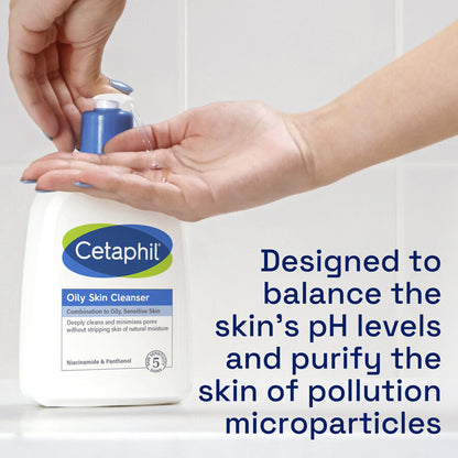 Cetaphil - Oily Skin Cleanser For Combination To Oily, Sensitive Skin - 236ml (Canada)