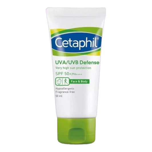 Cetaphil - Face & Body UVA/UVB Defense Very High Sun Protection SPF 50+ PA++++ - 50ml (France)