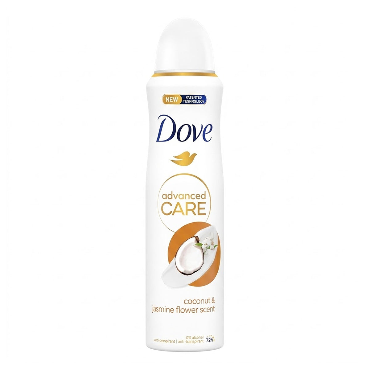 Dove - Advanced Care Go Fresh Coconut & Jasmine Flower Scent 72H Anti-Perspirant Spray - 250ml (UK)