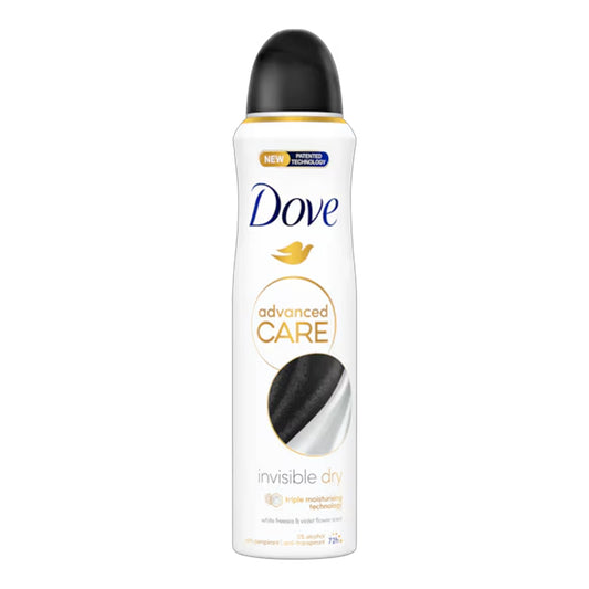 Dove - Advanced Care Invisible Dry White Freesia & Violet Flower Scent 72H Anti-Perspirant Spray - 250ml (UK)