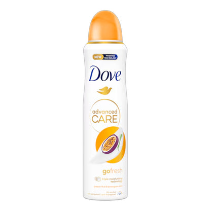 Dove - Advanced Care Go Fresh Passion Fruit & Lemongrass Scent 72H Anti-Perspirant Spray - 250ml (UK)