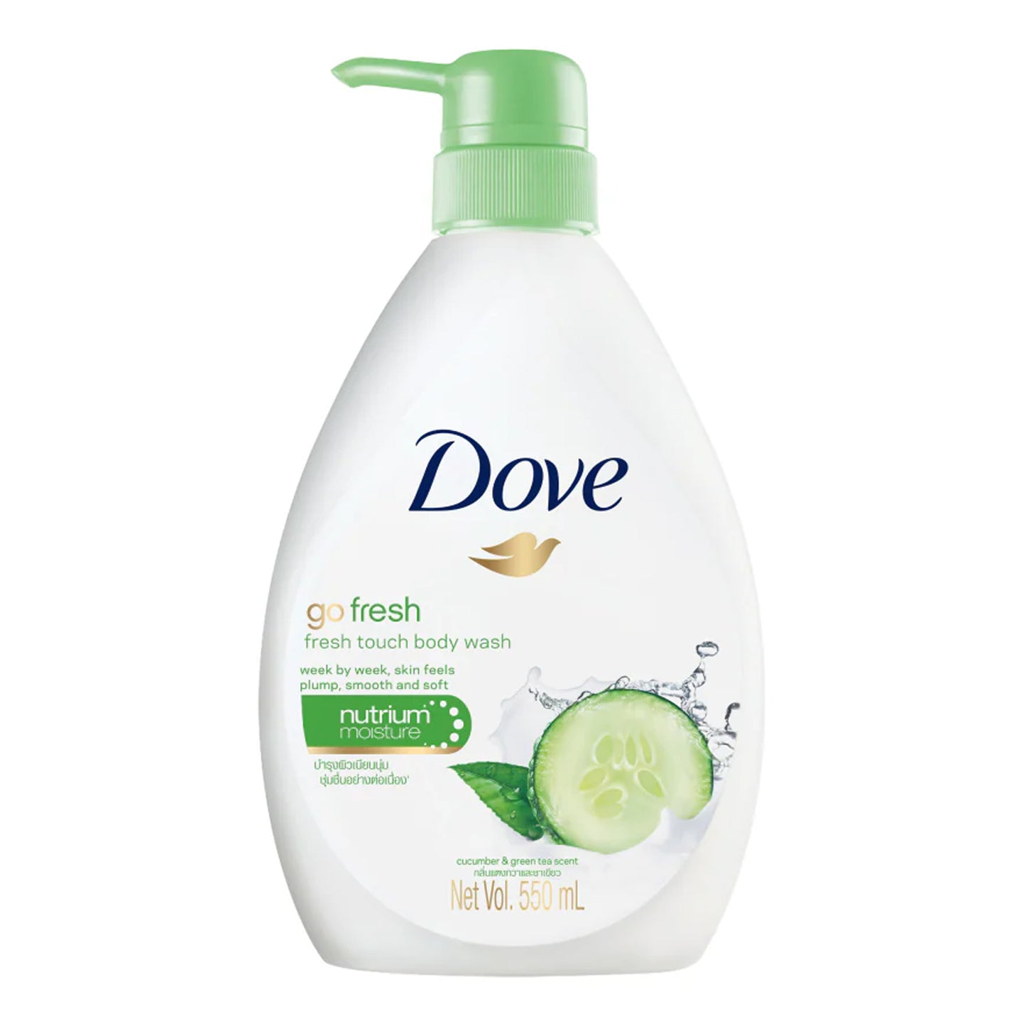 Dove - Go Fresh Fresh Touch Body Wash With Cucumber & Green Tea Scent - 550ml