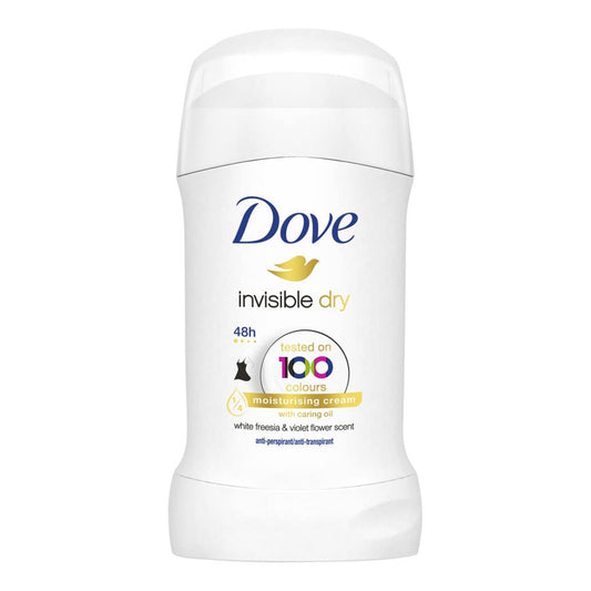 Dove - Invisible Dry White Freesia & Violet Flower Scent 48H Anti-Perspirant Stick - 40g (Italy)