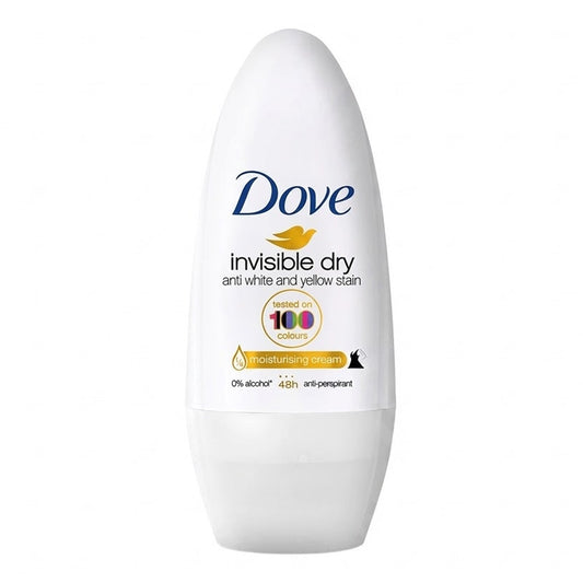 Dove - Invisible Dry Anti-White & Yellow Stain 48H Anti-Perspirant Roll On - 40ml (Indonesia)
