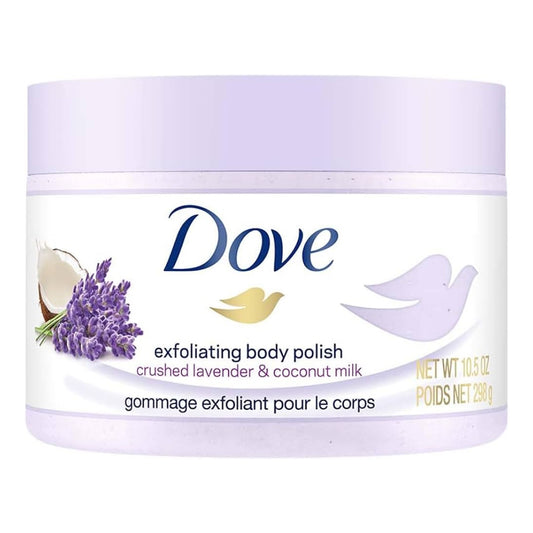 Dove - Crushed Lavender & Coconut Milk Exfoliating Body Polish - 298g