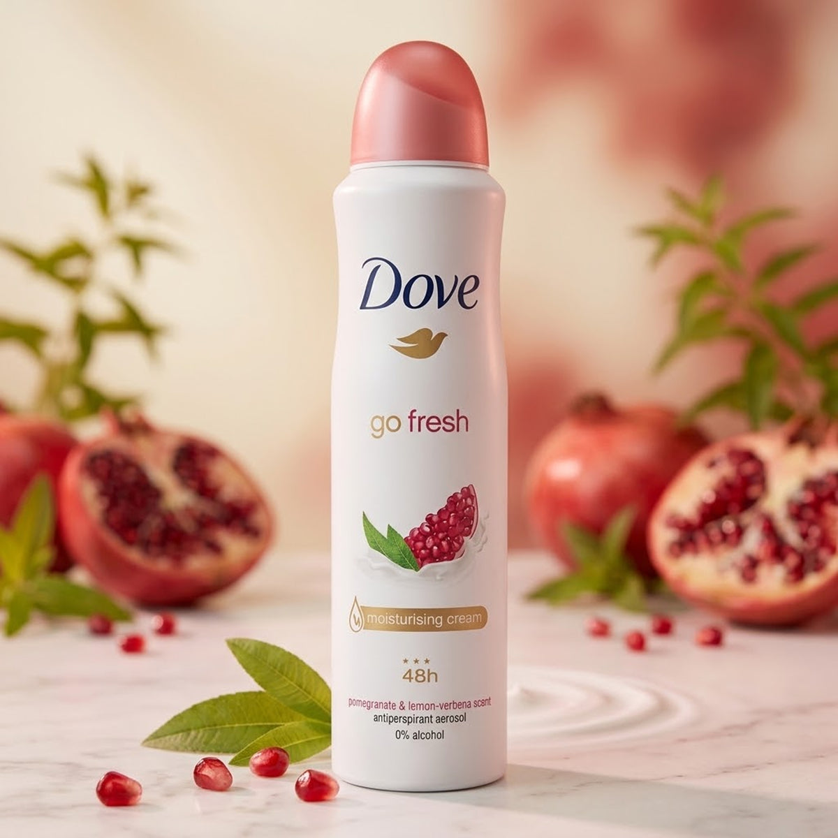 Dove - Go Fresh Pomegranate & Lemon Verbena Scent 48H Anti-Perspirant Spray - 250ml (UK)