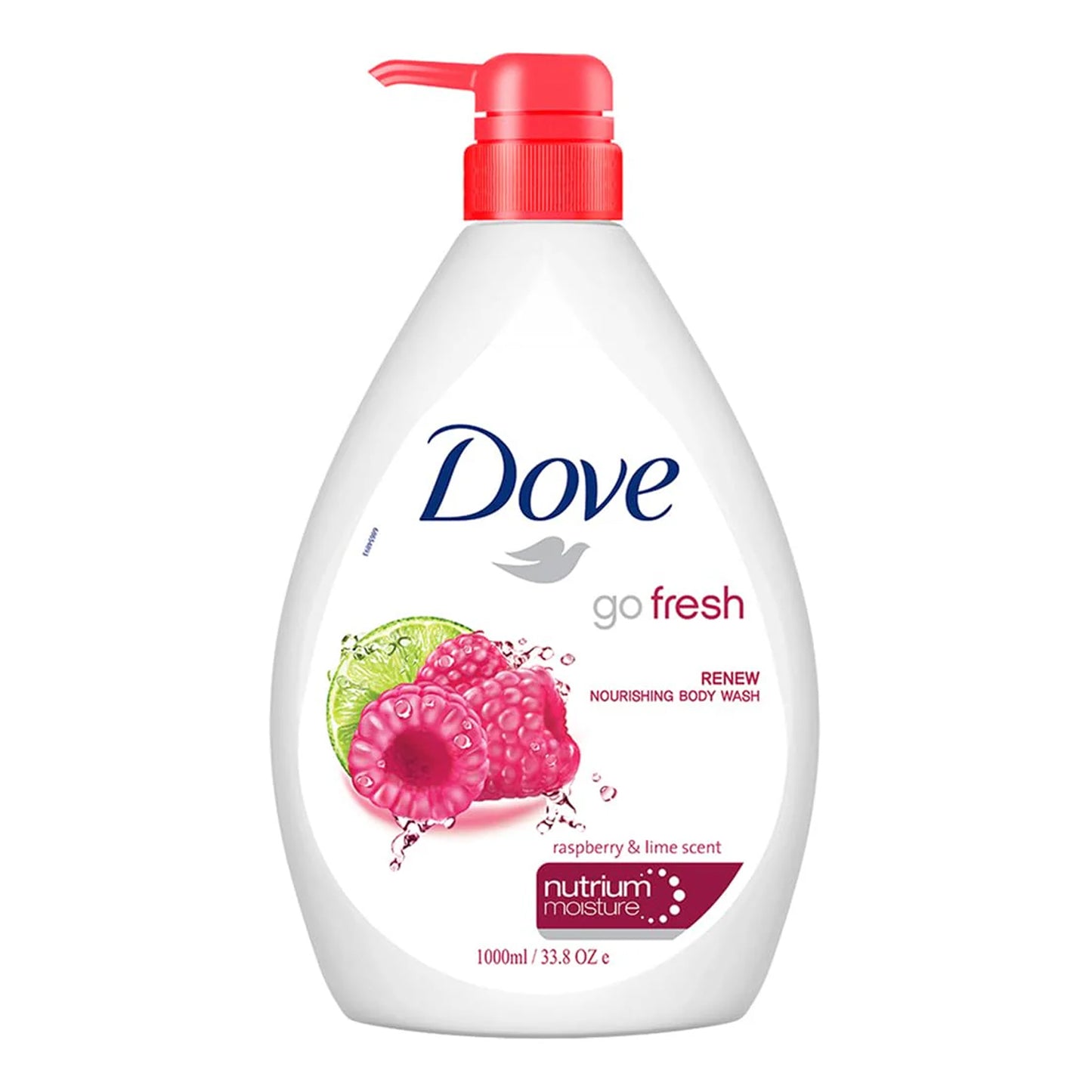 Dove - Go Fresh Renew Nourishing Body Wash With Raspberry & Lime Scent - 1l
