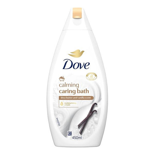 Dove - Calming Caring Bath Body Wash With Shea Butter & Vanilla Scent - 450ml (Germany)