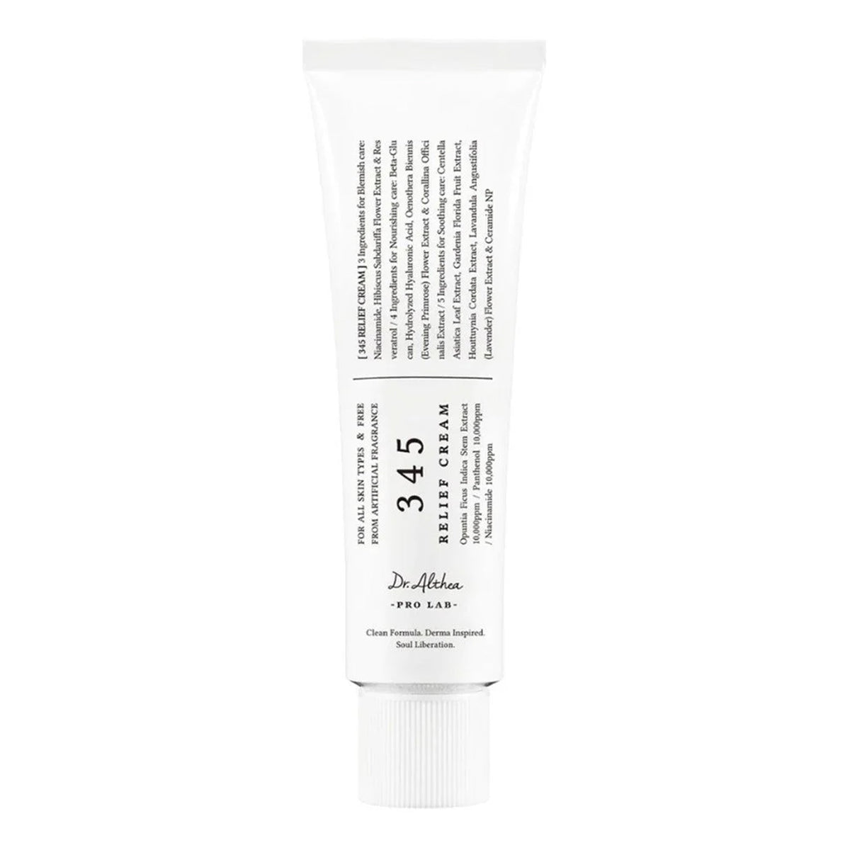 Dr. Althea - 345 Relief Cream With Ceramide NP / Panthenol / Niacinamide / Melaleuca Alternifolia (Tea Tree) Leaf Water - 50ml (Korea)
