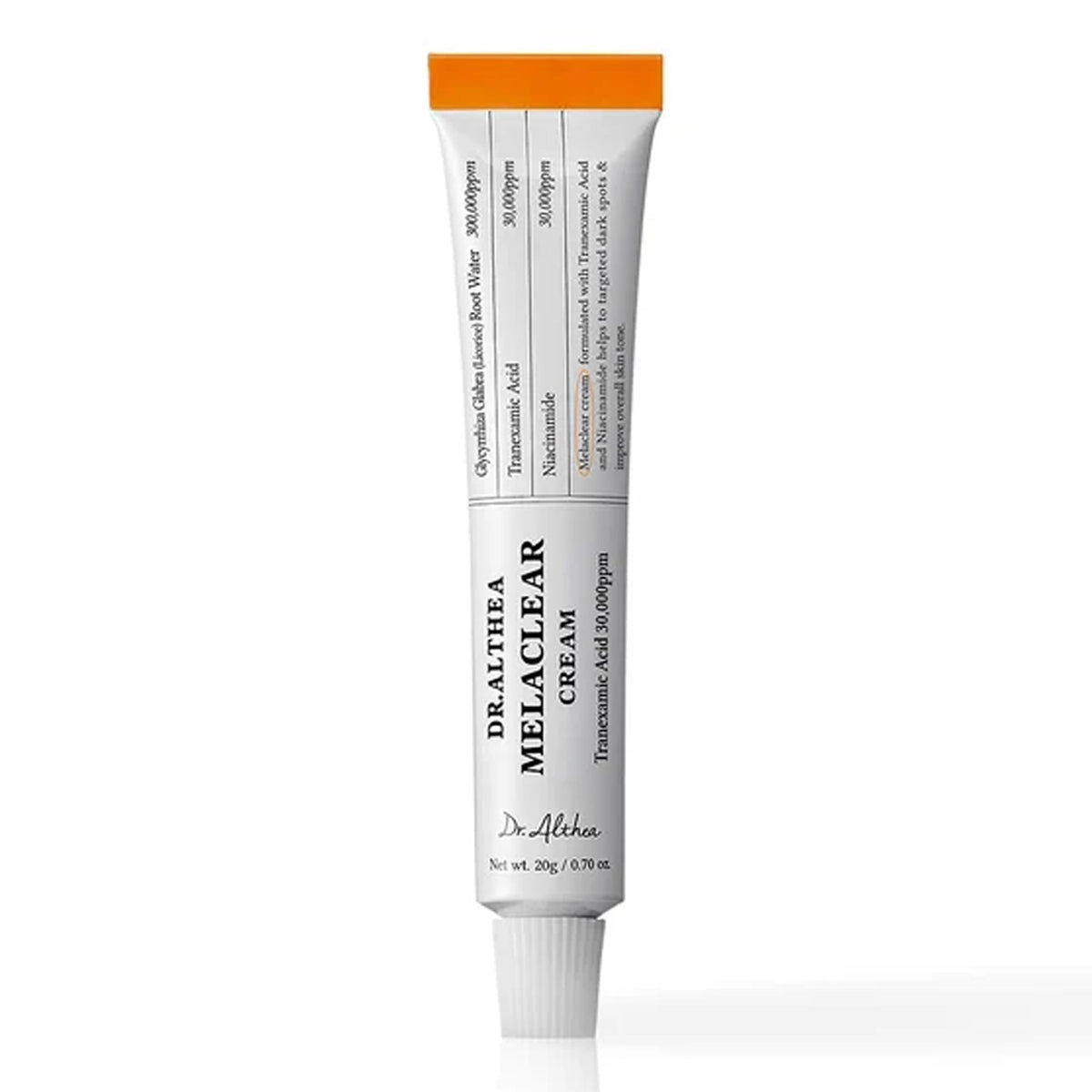 Dr. Althea - Melaclear Cream With Glycyrrhiza Glabra (Licorice) Root Water, Tranexamic Acid & Niacinamide - 20g (Korea)