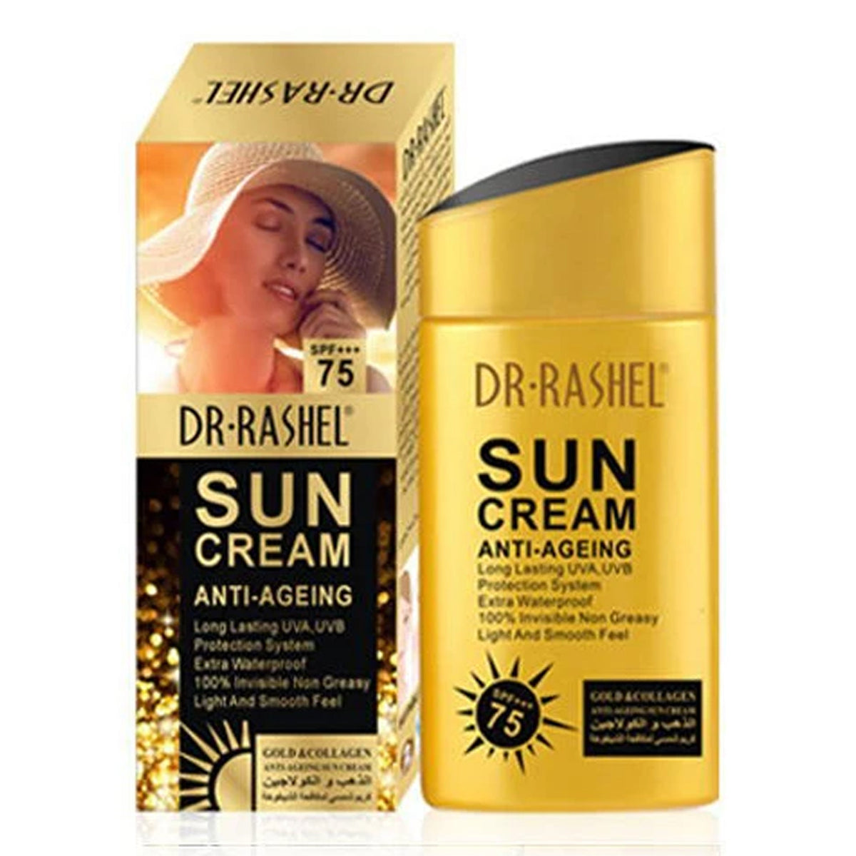 Dr. Rashel - Gold & Collagen Anti-Aging Sun Cream SPF+++ 75 - 80g (PRC)
