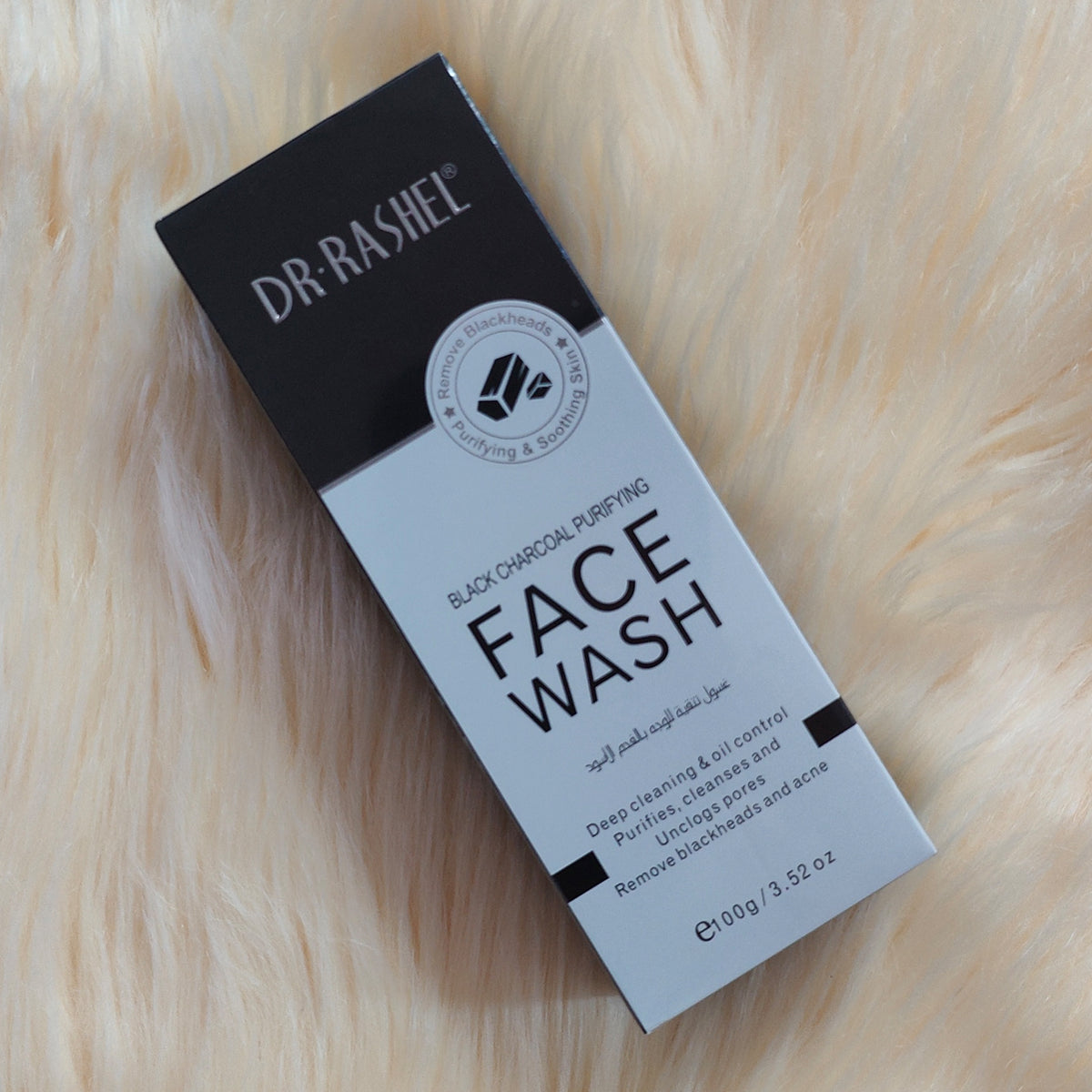 Dr. Rashel - Black Charcoal Purifying Face Wash - 100g (PRC)
