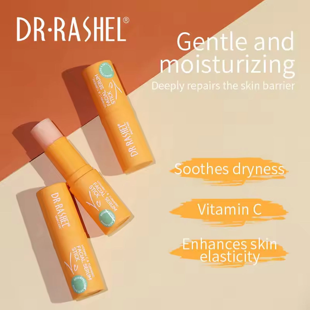 Dr. Rashel - Vitamin C & Turmeric Facial Serum Stick - 7g (PRC)