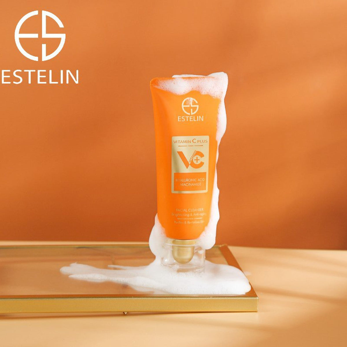 Estelin - Vitamin C Plus Brightening & Anti-Aging Facial Cleanser - 80g (PRC)