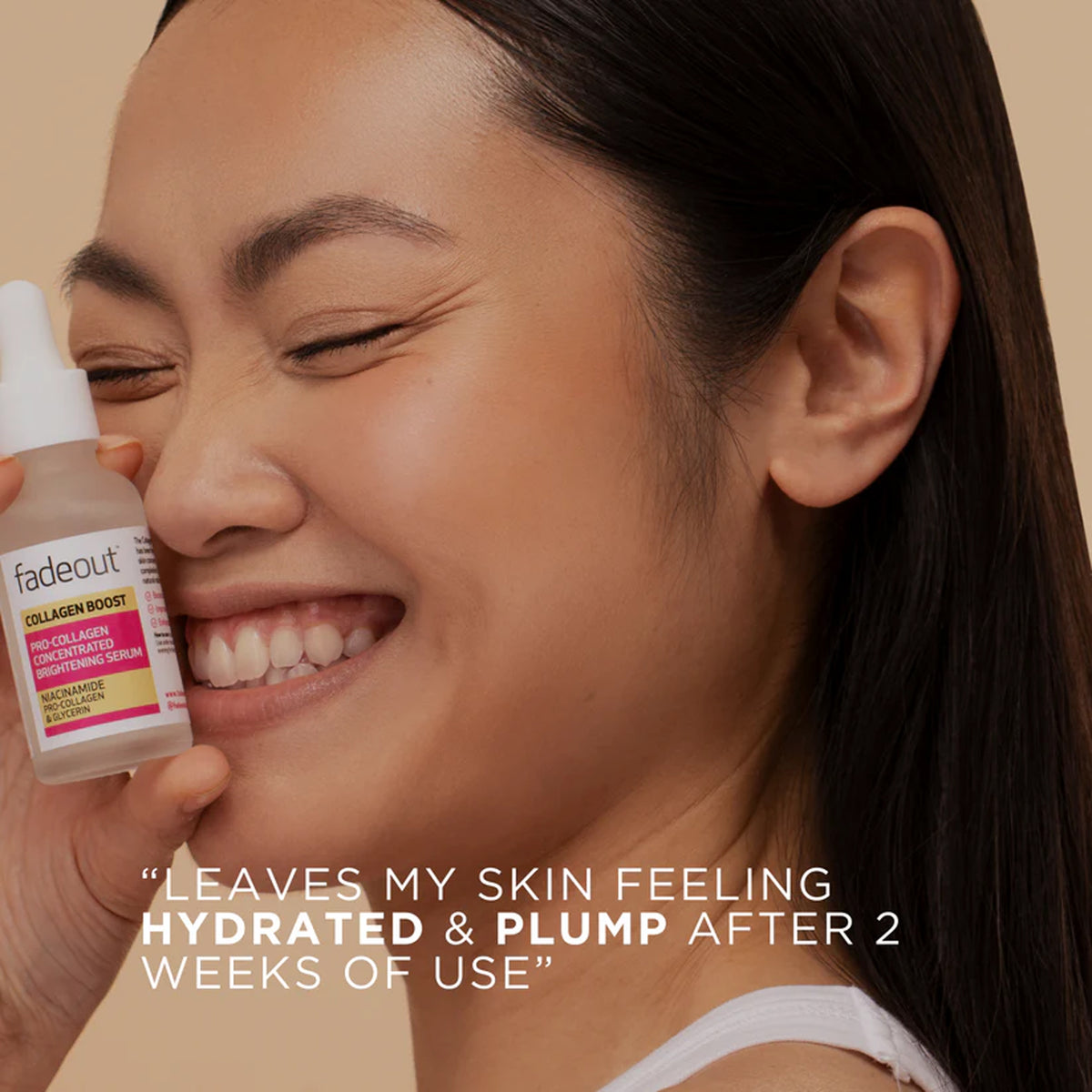 Fadeout - Collagen Boost Pro-Collagen Concentrated Whitening Serum With Niacinamide, Pro-Collagen & Glycerin - 30ml (UK)