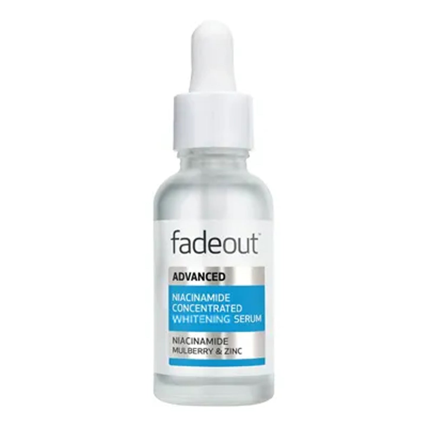 Fadeout - Advanced Niacinamide Concentrated Whitening Serum With Niacinamide. Mulberry & Zinc - 30ml (UK)