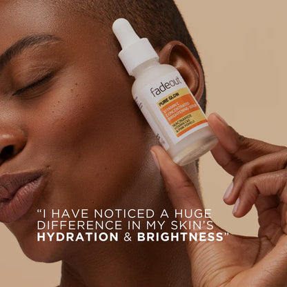 Fadeout - Pure Glow Vitamin C Concentrated Whitening Serum With Niacinamide, Vitamin C & E & Pink Pomelo - 30ml (UK)