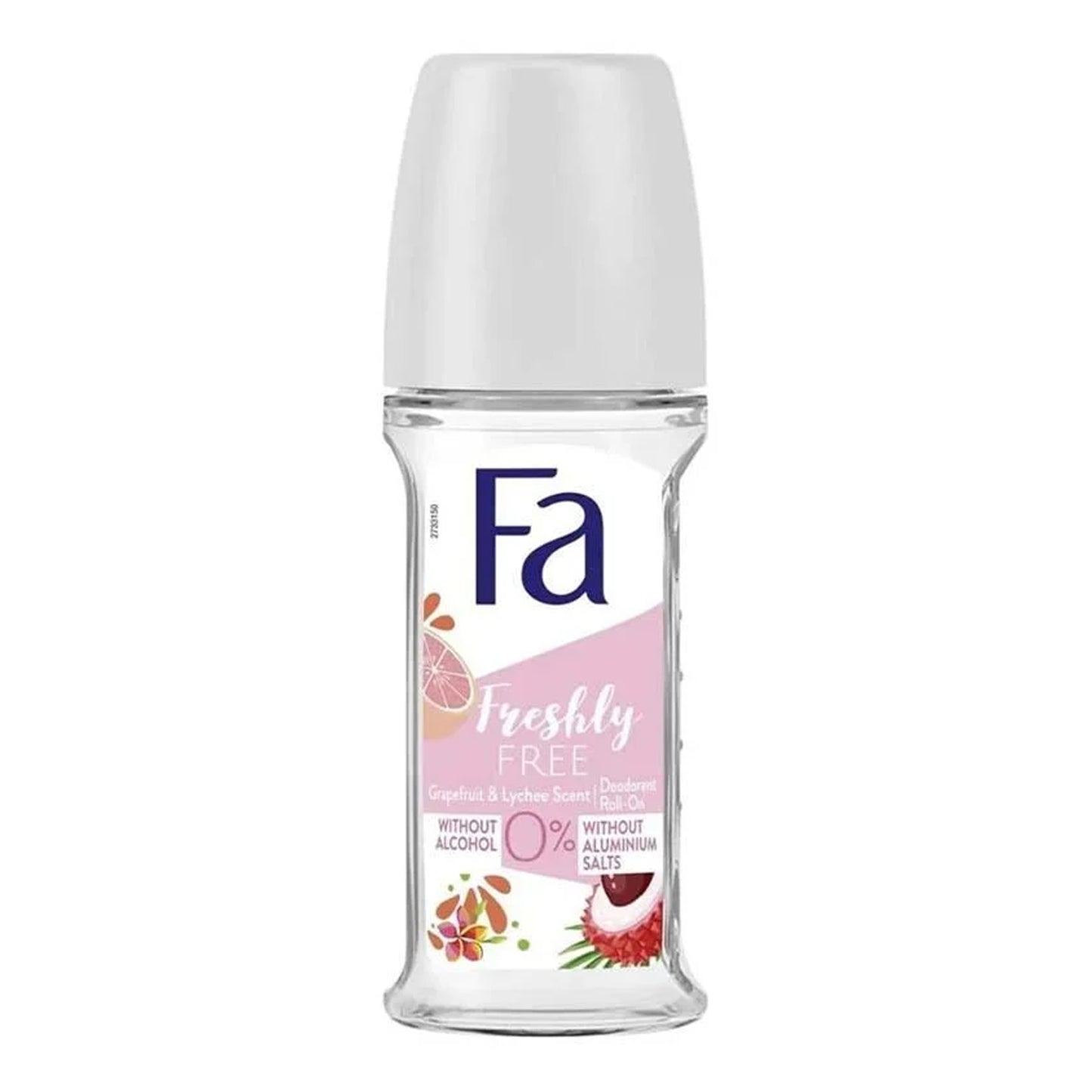 Fa - Freshly Free Grapefruit & Lychee Scent Deodorant Roll On - 50ml