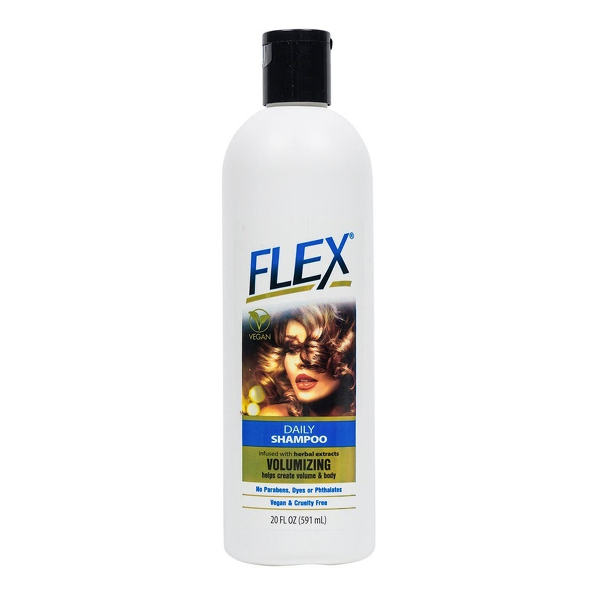 Flex - Daily Volumizing Shampoo Infused With Herbal Extracts - 591ml (Canada)