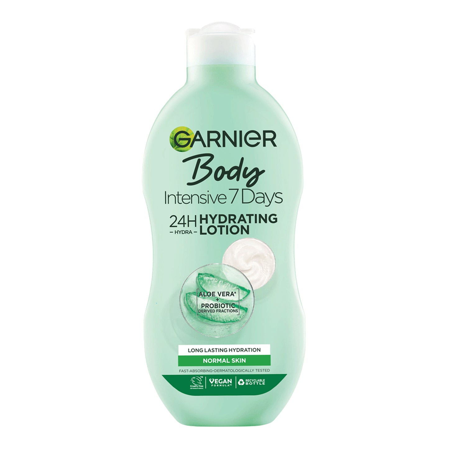 Garnier - Body Intensive 7 Days 24H Hydra Hydrating Lotion With Aloe Vera + Probiotic For Normal Skin - 400ml (Poland)