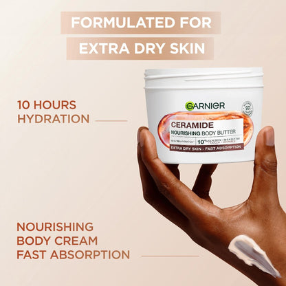 Garnier - Ceramide Nourishing Body Butter For Extra Dry Skin - 380ml (Germany)