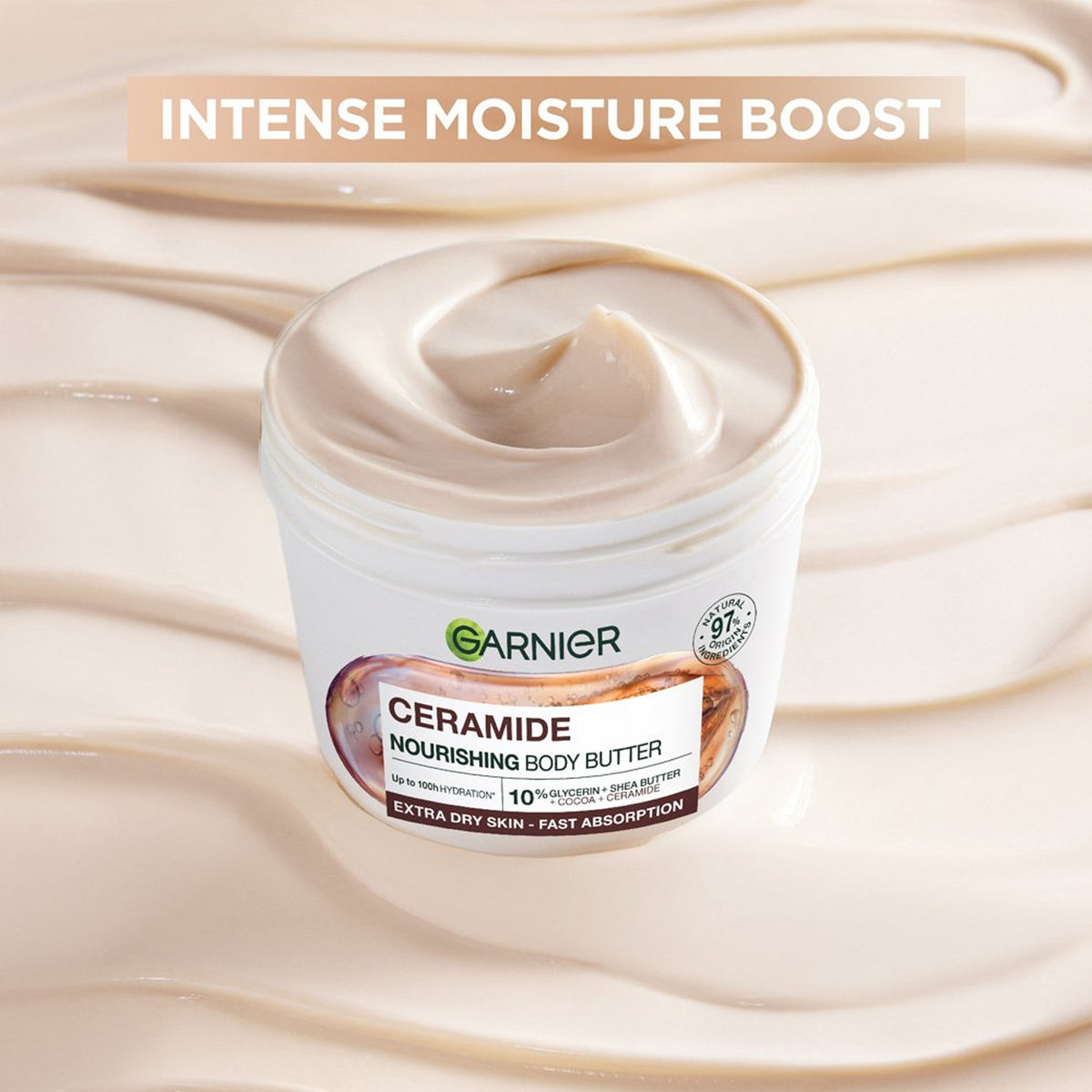 Garnier - Ceramide Nourishing Body Butter For Extra Dry Skin - 380ml (Germany)