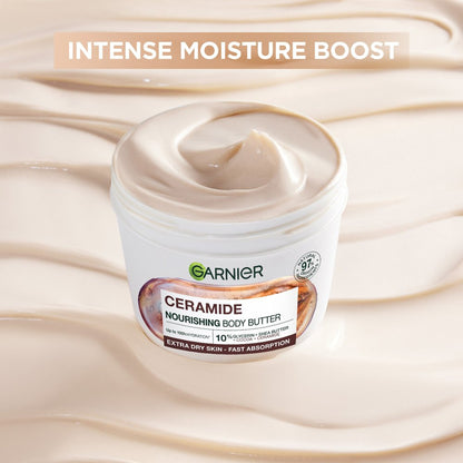 Garnier - Ceramide Nourishing Body Butter For Extra Dry Skin - 380ml (Germany)
