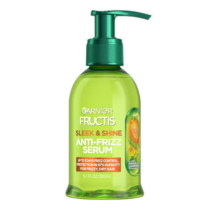 Garnier - Fructis Sleek & Shine Anti-Frizz Serum For Frizzy, Dry Hair - 150ml (USA)