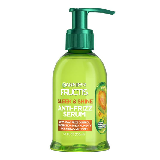 Garnier - Fructis Sleek & Shine Anti-Frizz Serum For Frizzy, Dry Hair - 150ml (USA)