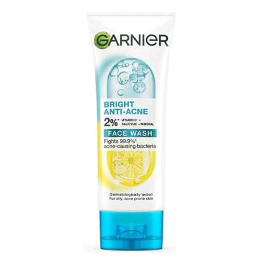 Garnier - Bright Anti-Acne Face Wash - 100ml