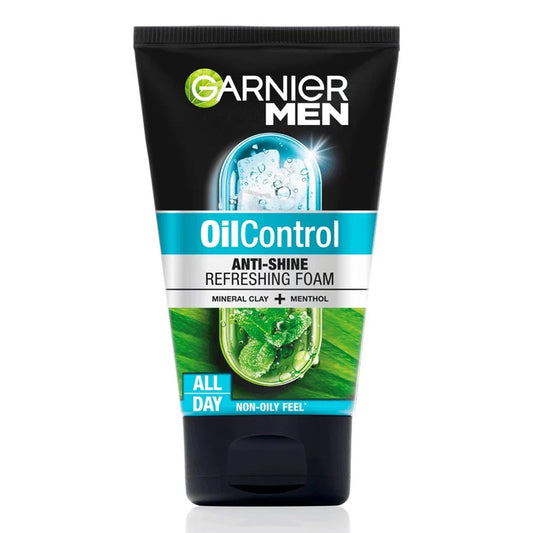 Garnier Men - Oil Control Anti-Shine Refreshing Foam - 100ml (Indonesia)